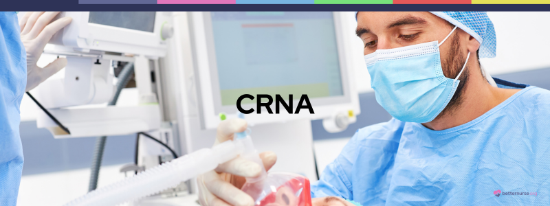 CRNA adminstering anesthesia