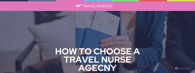 how to choose a travel nurse agency